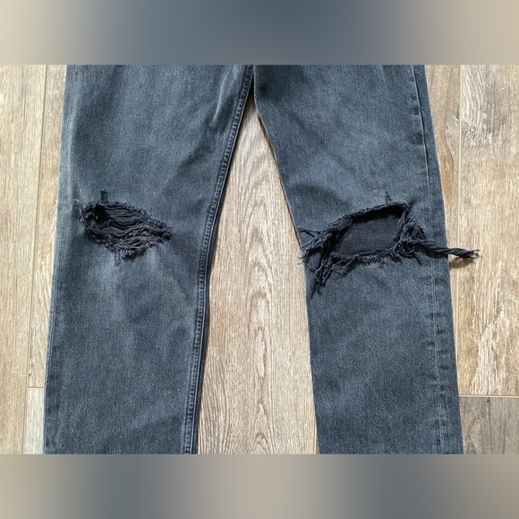 NWOT Agolde | Distressed 90's Pinch Waist Straight - Picture 2 of 6